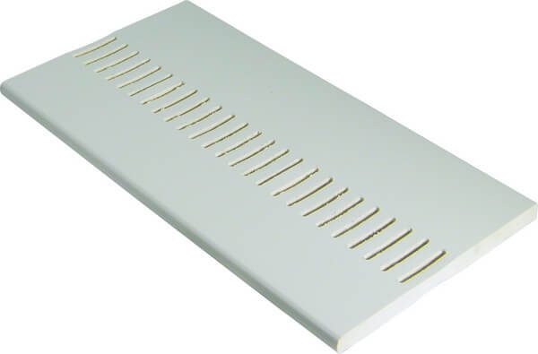 PVC White Vented Soffit Board 200mm x 9mm x 5m