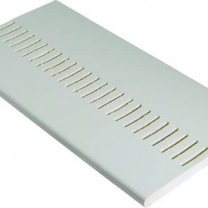 PVC White Vented Soffit Board 225mm x 9mm x 5m